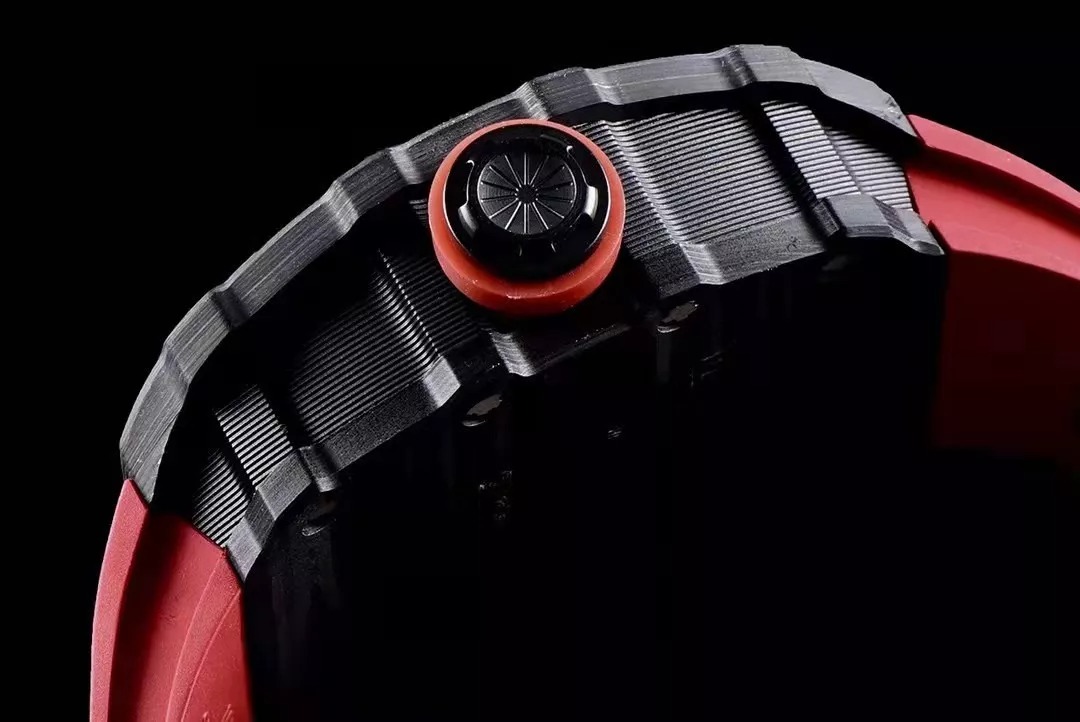 RM 35-01 Black Red Strap 42mm