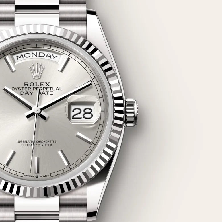 2025 Day-Date 36 Rolex Oyster, 36 mm, white gold M128239-0005