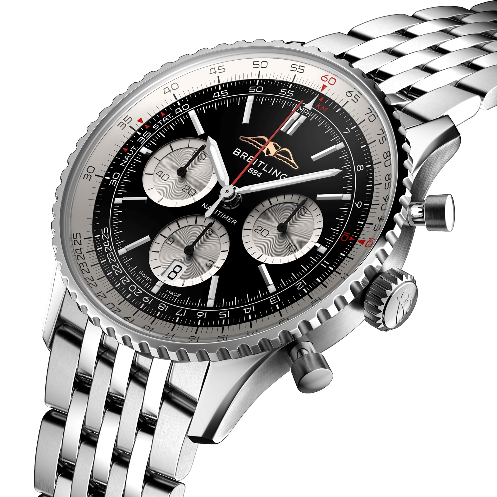 Breitling Navitimer B01 Chronograph 43mm Mens Watch Black-P17532086