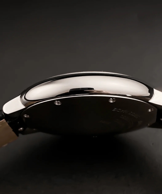 Cartier Ballon Bleu de Cartier watch, 42 mm, steel, leather-P17311139