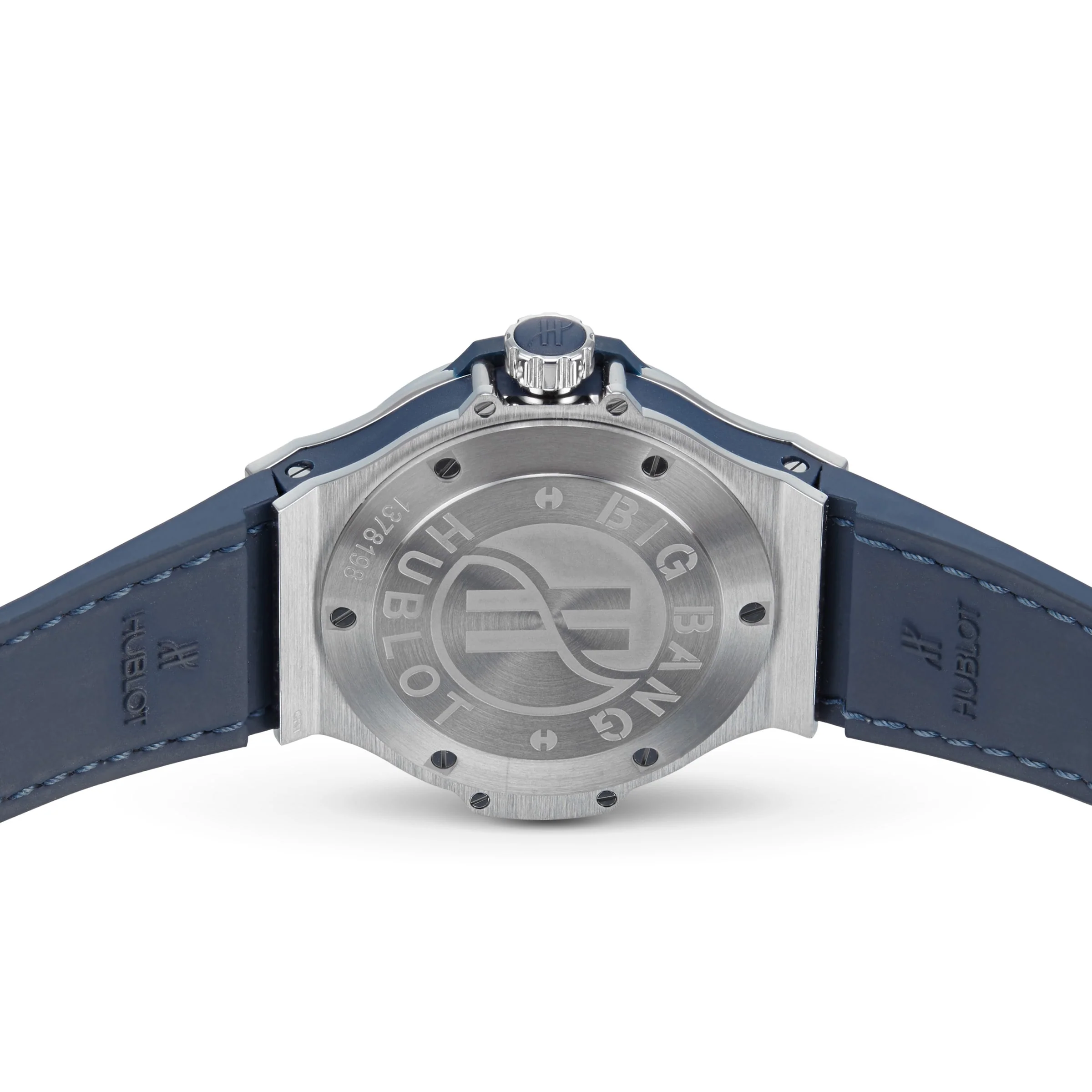Hublot Big Bang Steel Blue Diamonds Women's