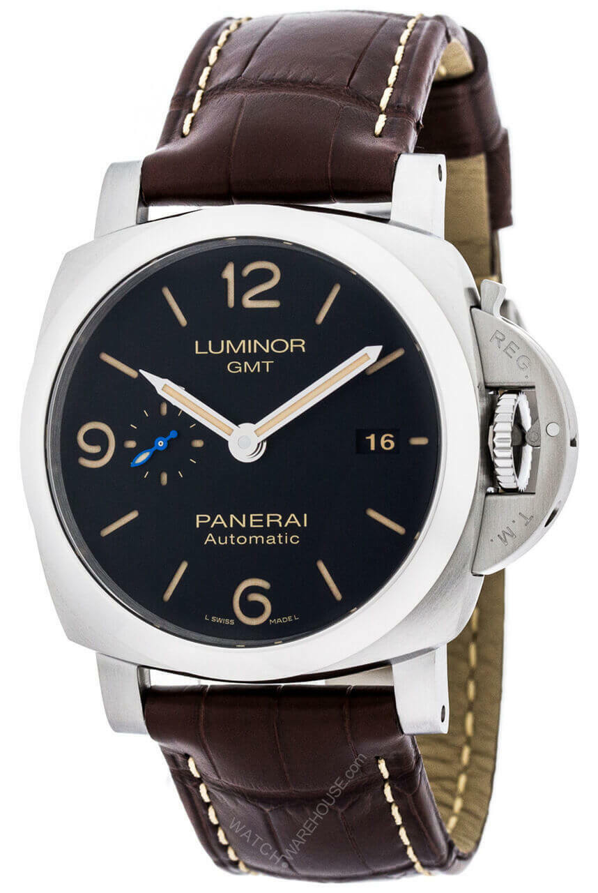 Panerai Luminor 3 Day 1950 Automatic Black Dial Men's Watch PAM01320