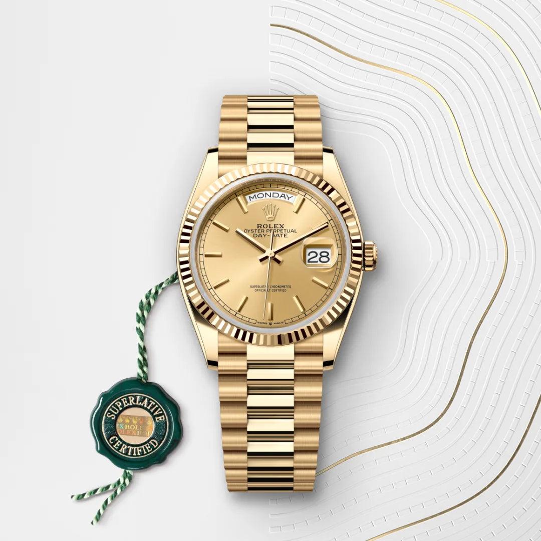 2025 Day-Date 36 Rolex Oyster, 36 mm, yellow gold M128238-0045