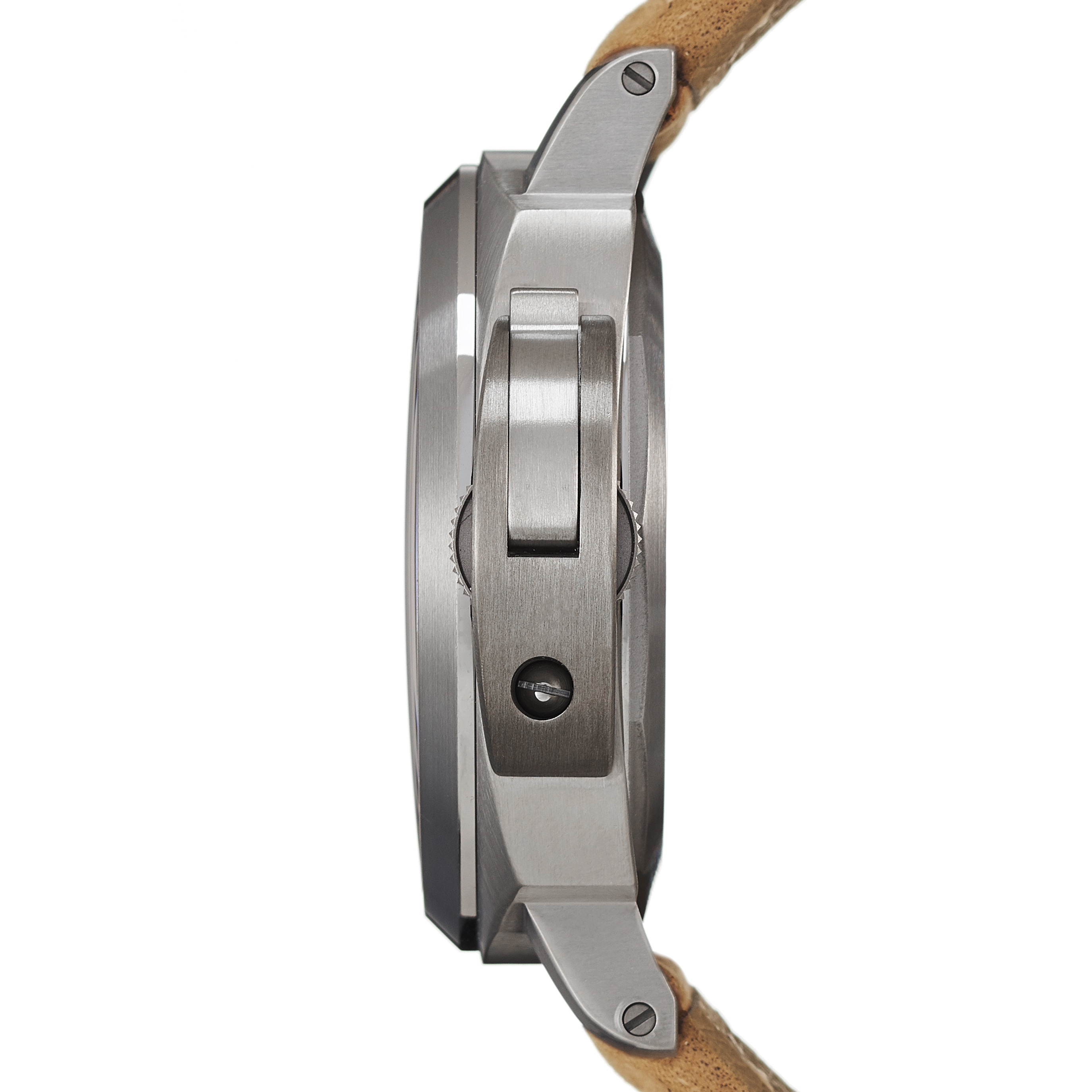 Panerai Luminor Due Brown Leather Grey Dial Watch PAM00904