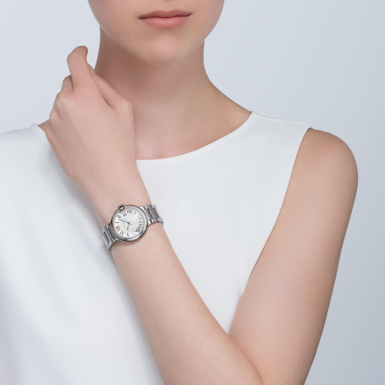 Cartier Ballon Bleu De Cartier Watch 36mm, Automatic Movement, Steel-P17310459