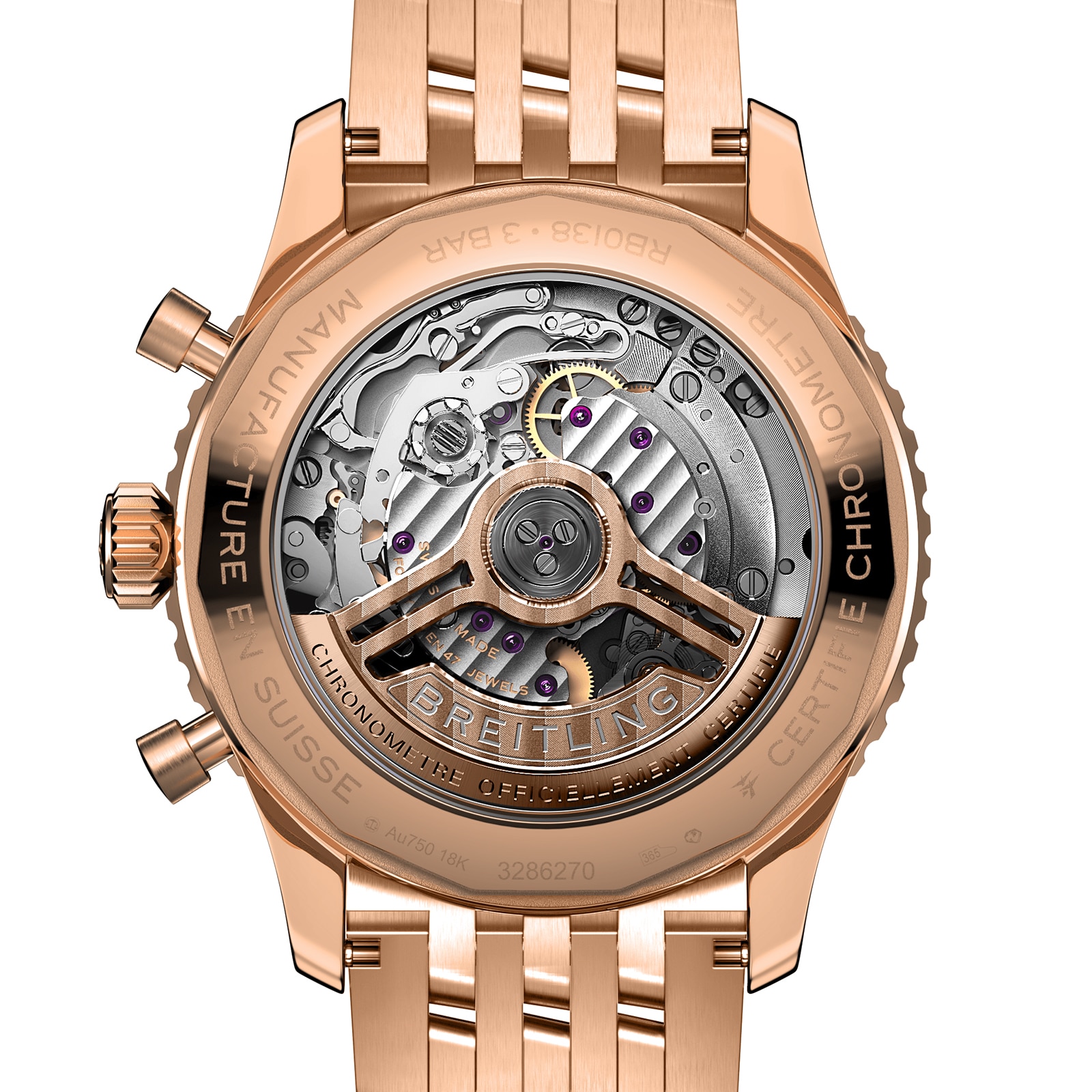 Breitling Navitimer B01 Chronograph 43mm Mens Watch Black-P17532094