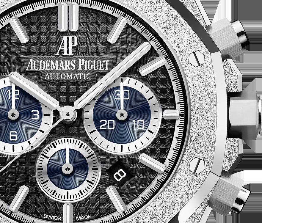 Audemars Piguet ROYAL OAK FROSTED CHRONOGRAPH Black Dial 41mm