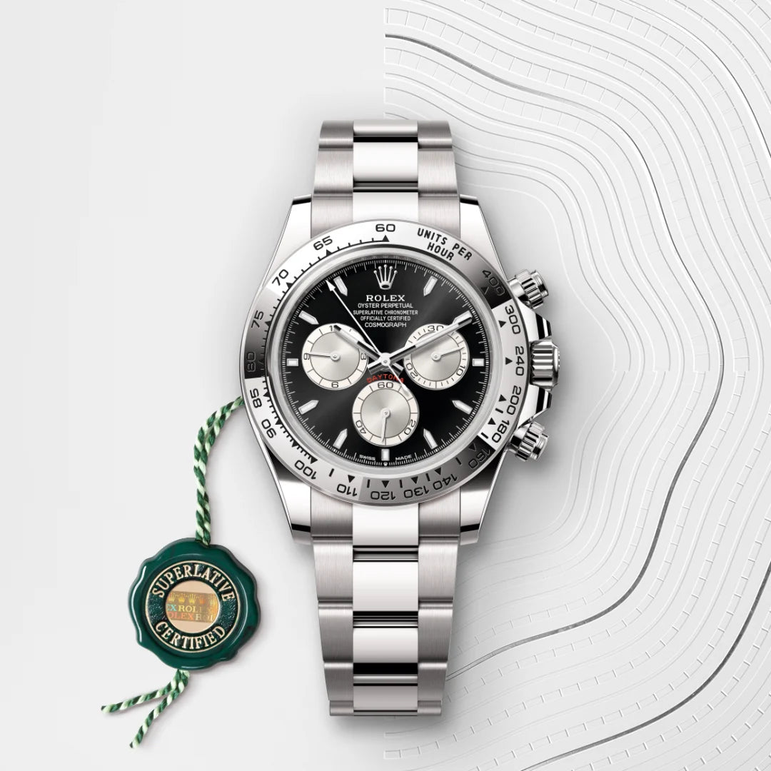 2025 Cosmograph Daytona Rolex Oyster, 40 mm, white gold M126509-0001