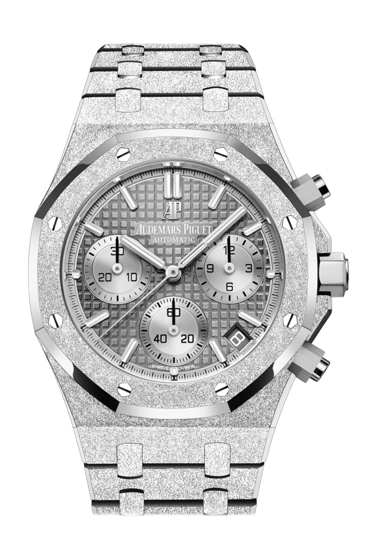 Audemars Piguet Royal Oak 41 Chronograph Grey Dial White Gold Frosted Gold 26239BC.GG.1224BC.01 DCM