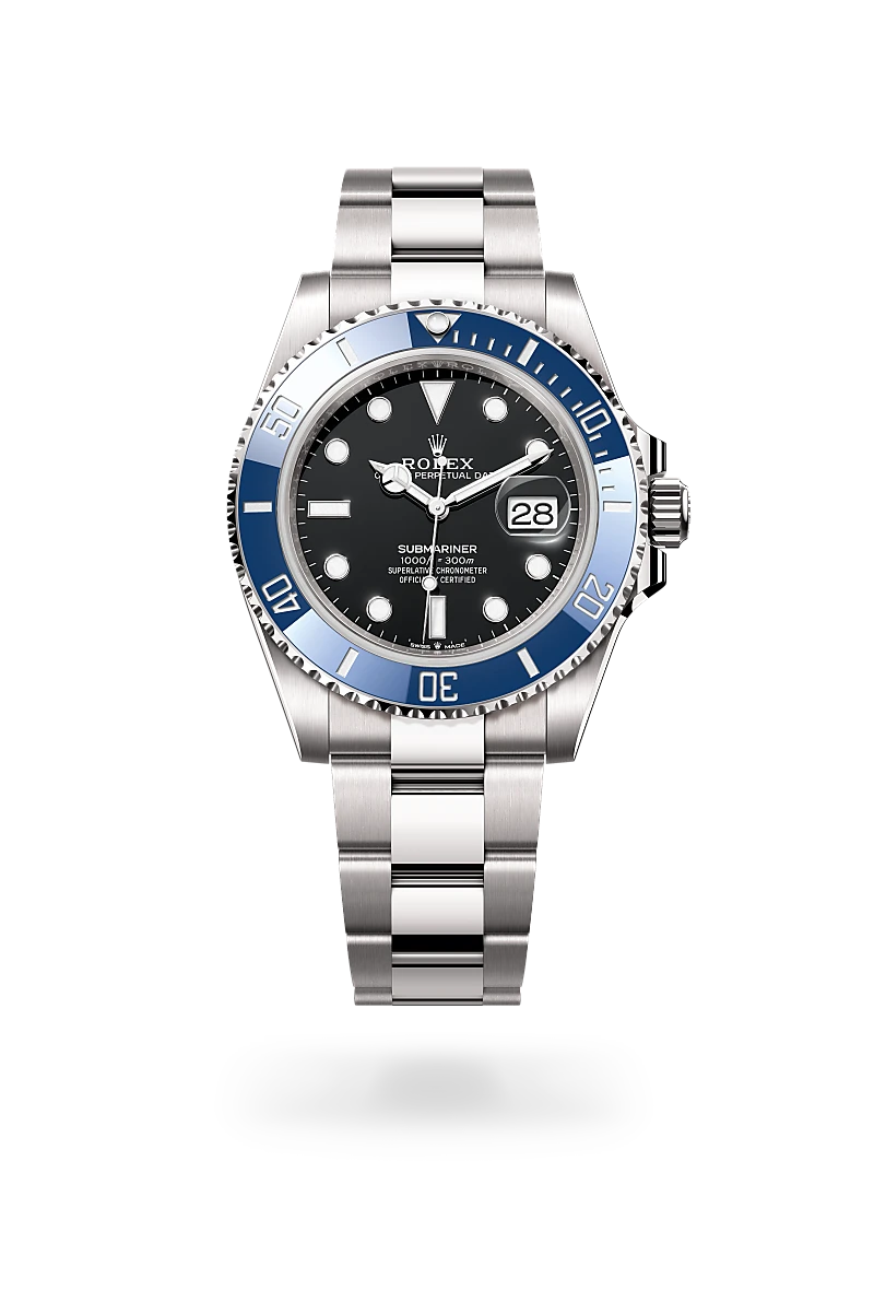 2025 Submariner Date Rolex Oyster, 41 mm, white gold M126619LB-0003