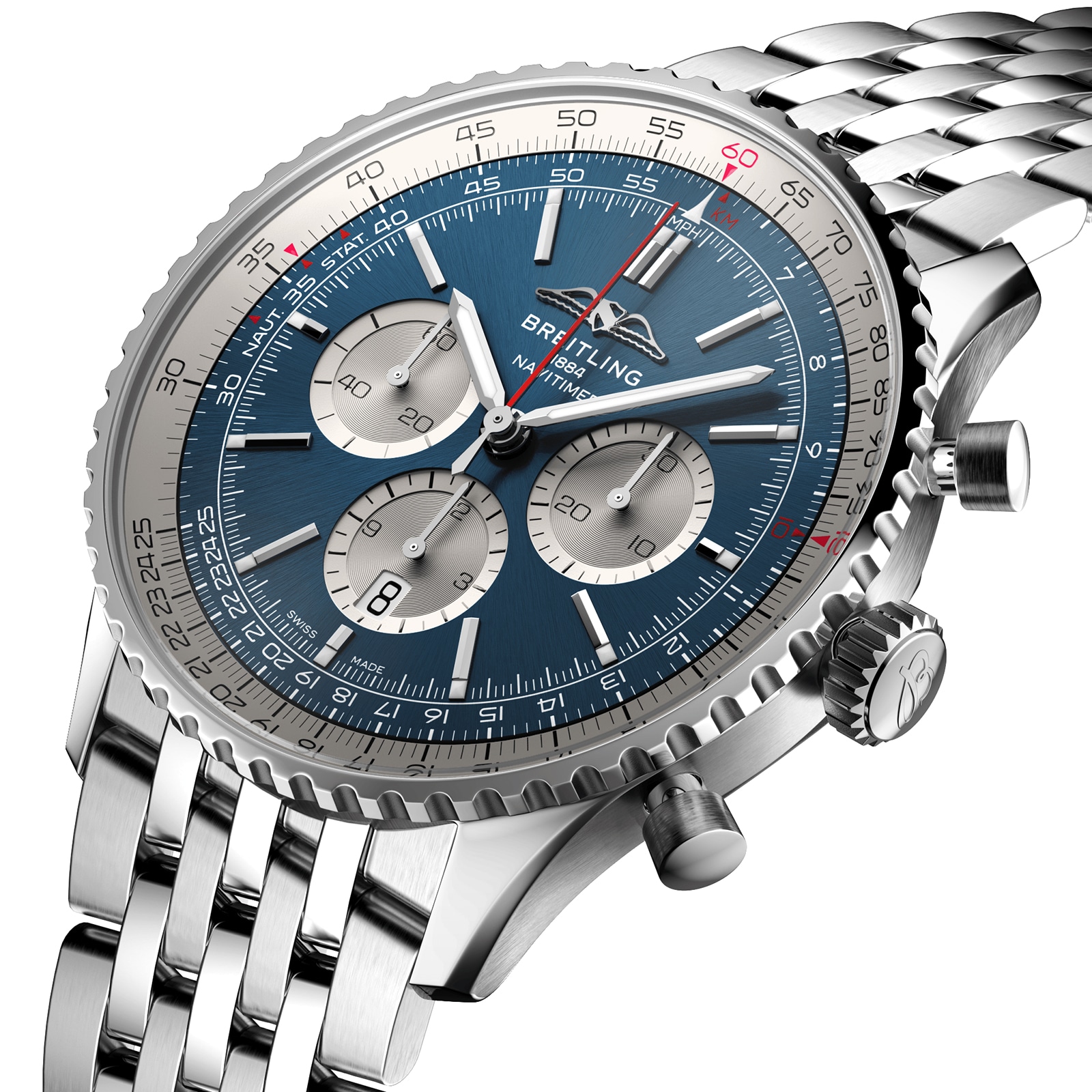 Breitling Navitimer B01 Chronograph 46mm Mens Watch Blue-P17532096