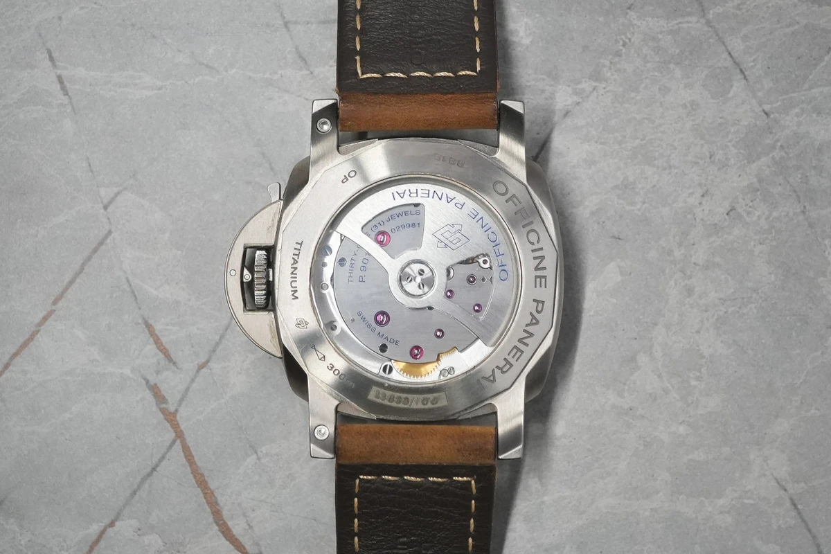Panerai Luminor Marina 1950 3 Days Automatic Titanio 44mm Brown Dial Men's Watch Pam01351
