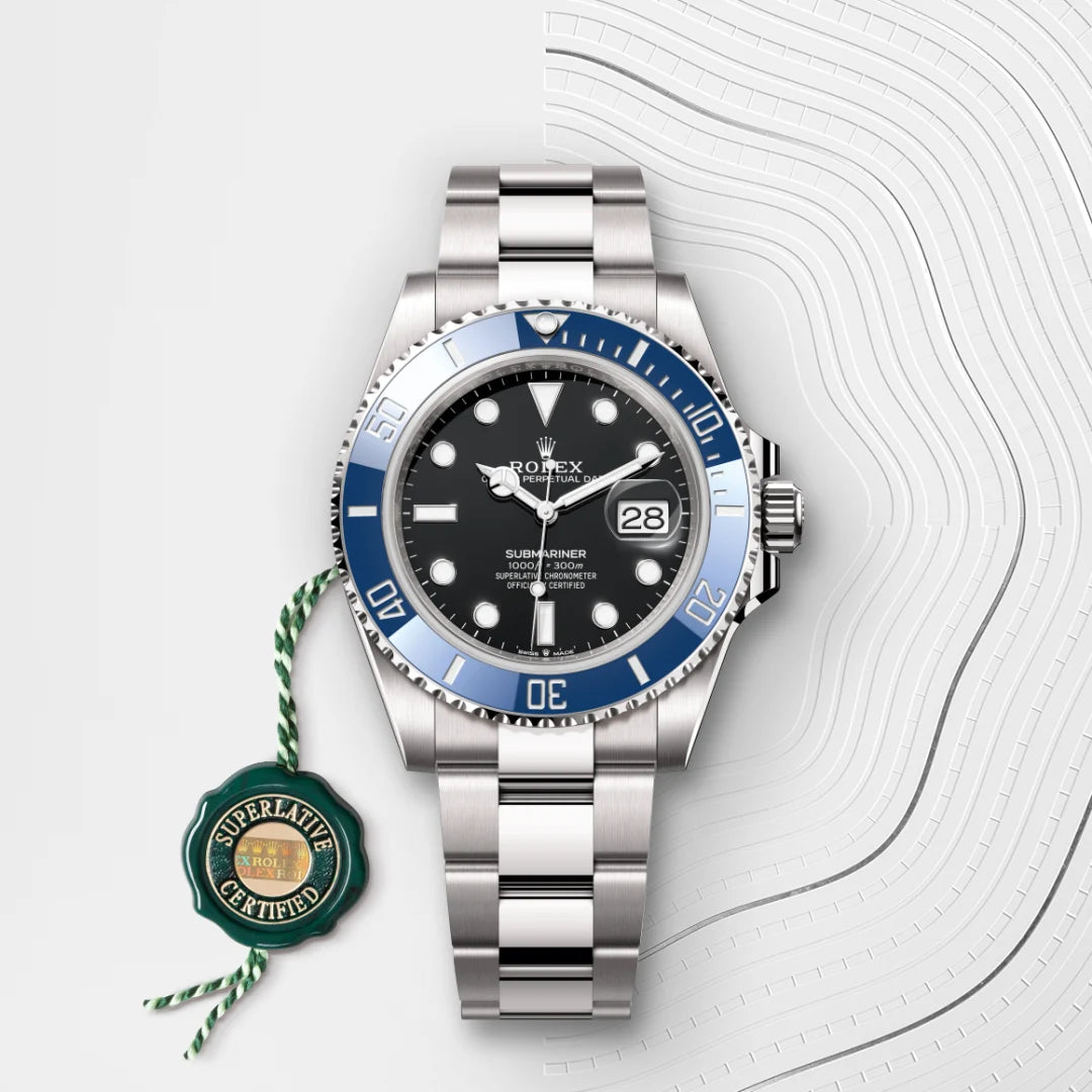 2025 Submariner Date Rolex Oyster, 41 mm, white gold M126619LB-0003