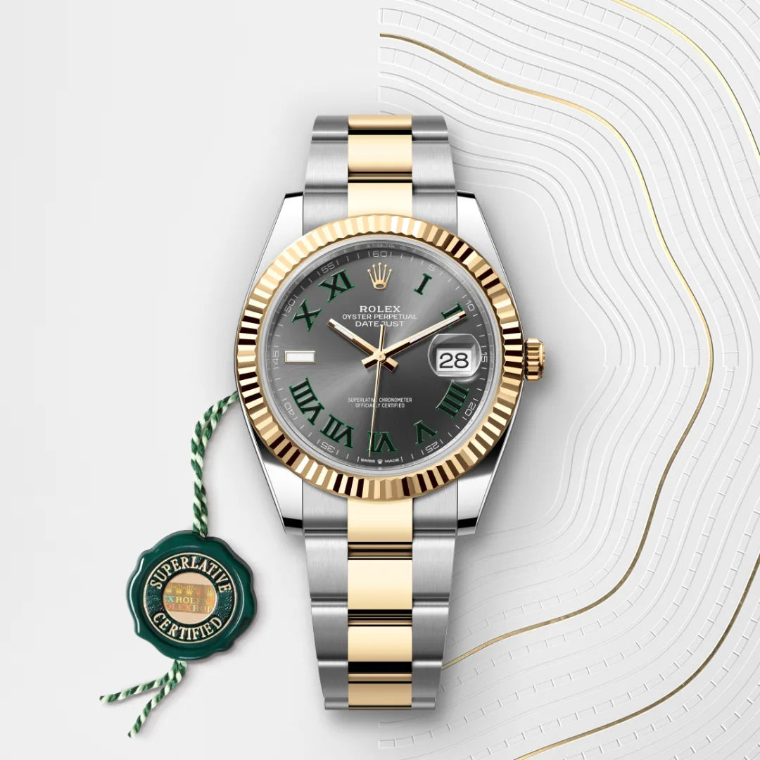 2025 Datejust 41 Rolex Oyster, 41 mm, Oystersteel and yellow gold M126333-0019