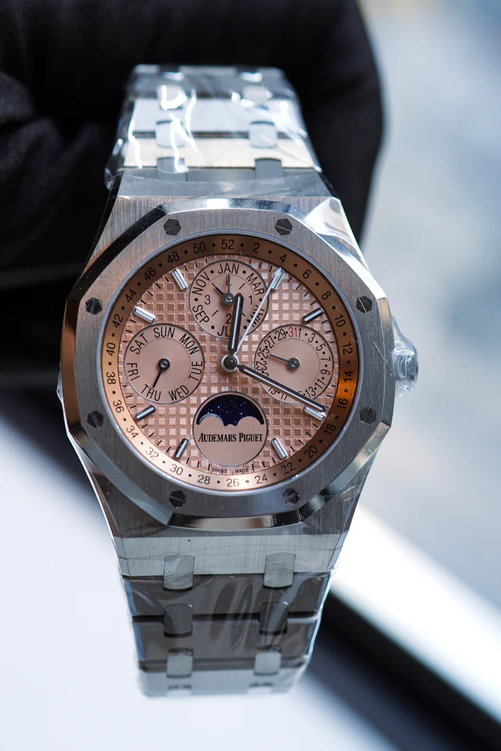 Audemars Piguet Royal Oak 41 Perpetual Calendar Salmon Dial Titanium 26615TI.OO.1220TI.01 DCM