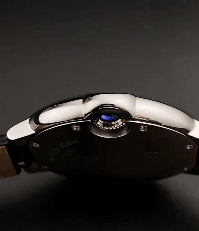 Cartier Ballon Bleu de Cartier watch, 42 mm, steel, leather-P17311139