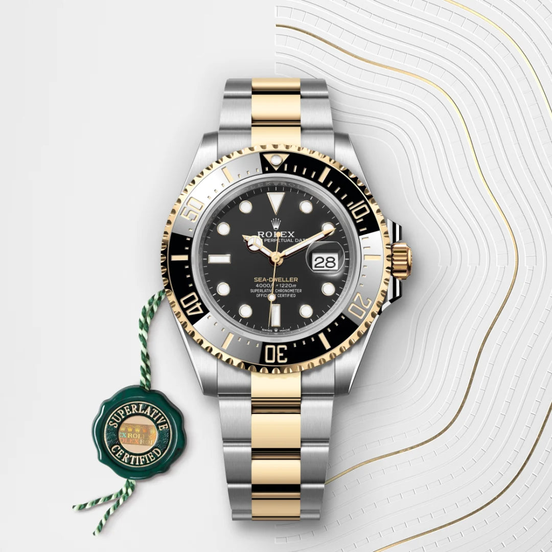 2025 Sea-Dweller Rolex Oyster, 43 mm, Oystersteel and yellow gold M126603-0001
