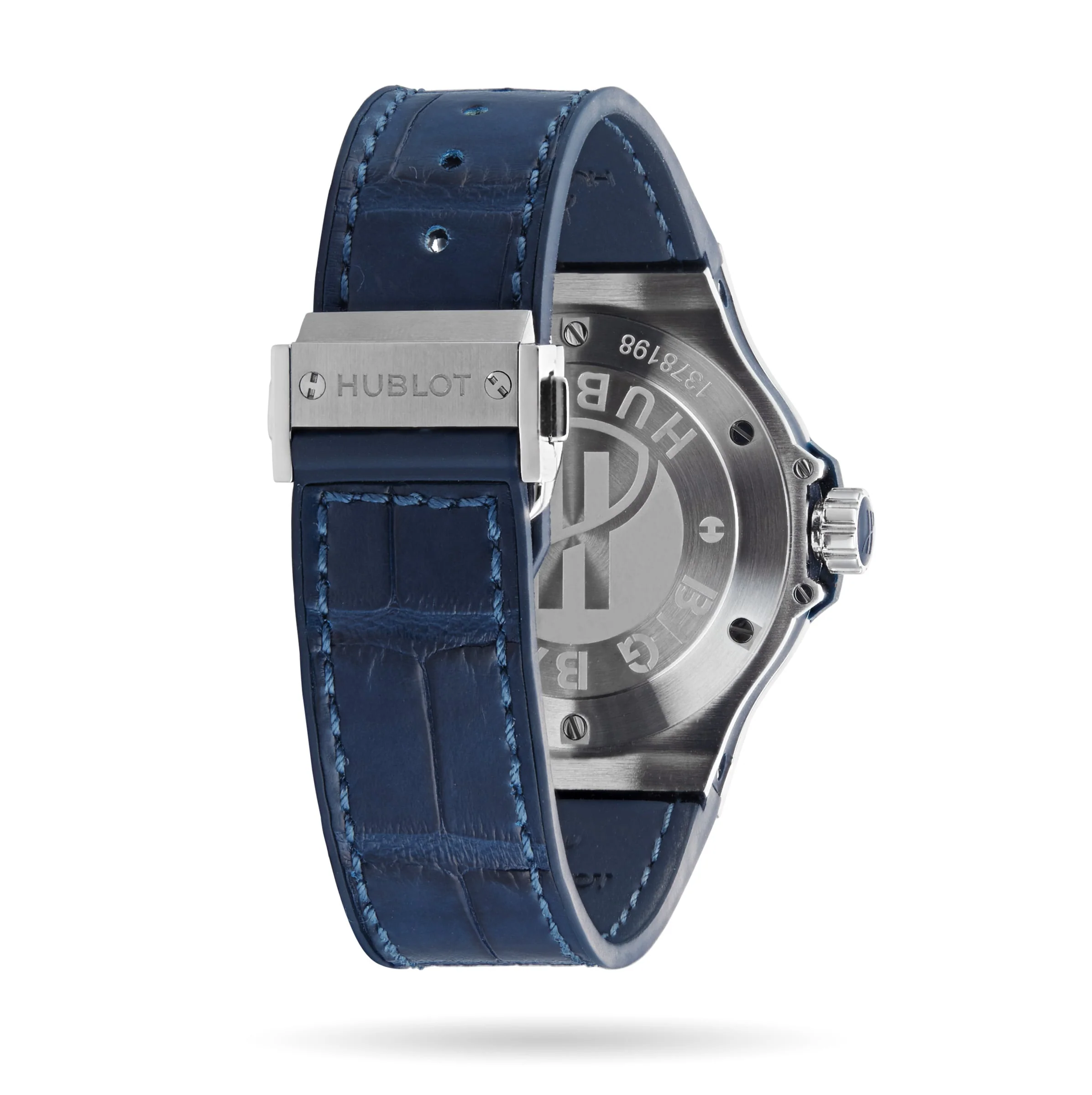 Hublot Big Bang Steel Blue Diamonds Women's