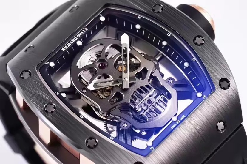 RM 52-01 Skull Black 44mm