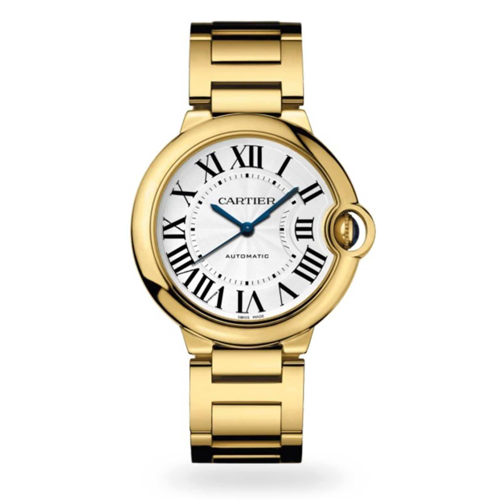 Cartier Ballon Bleu De Cartier Watch 36mm, Automatic Movement, Yellow Gold-P17311021