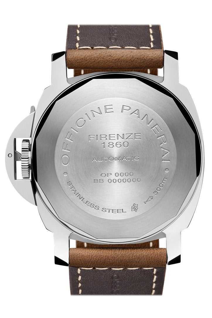 Panerai Luminor Gmt Automatic Acciaio 44mm Black Dial Men's Watch Pam01088