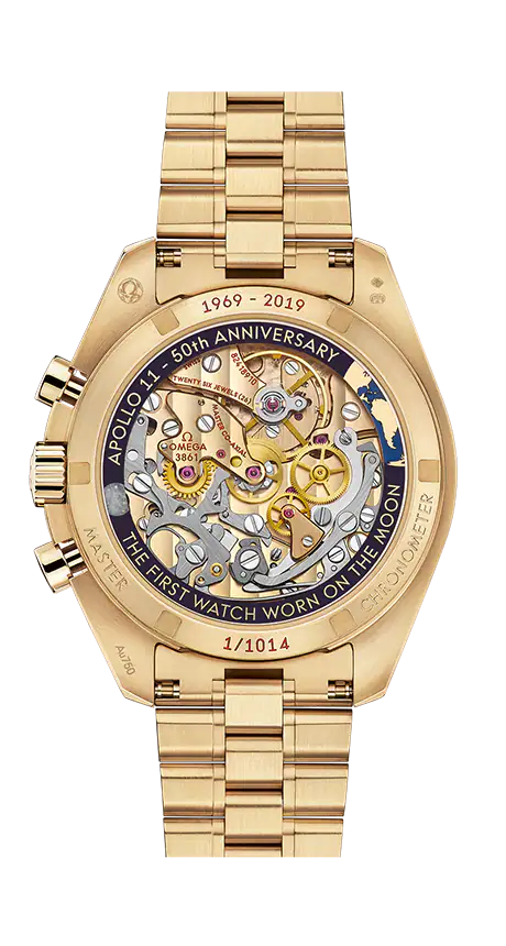 Omega Speedmaster Apollo 11 50th anniversary MoonshineTM gold 42mm