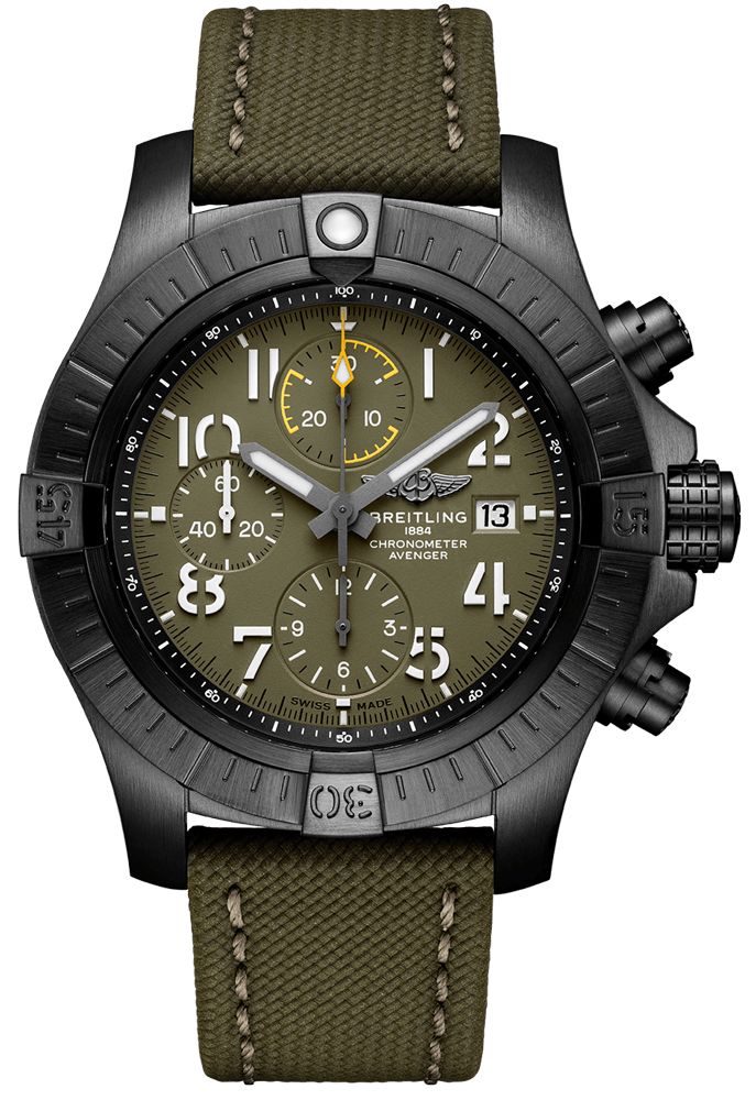 Breitling Avenger Chronograph Night Mission Green 45mm