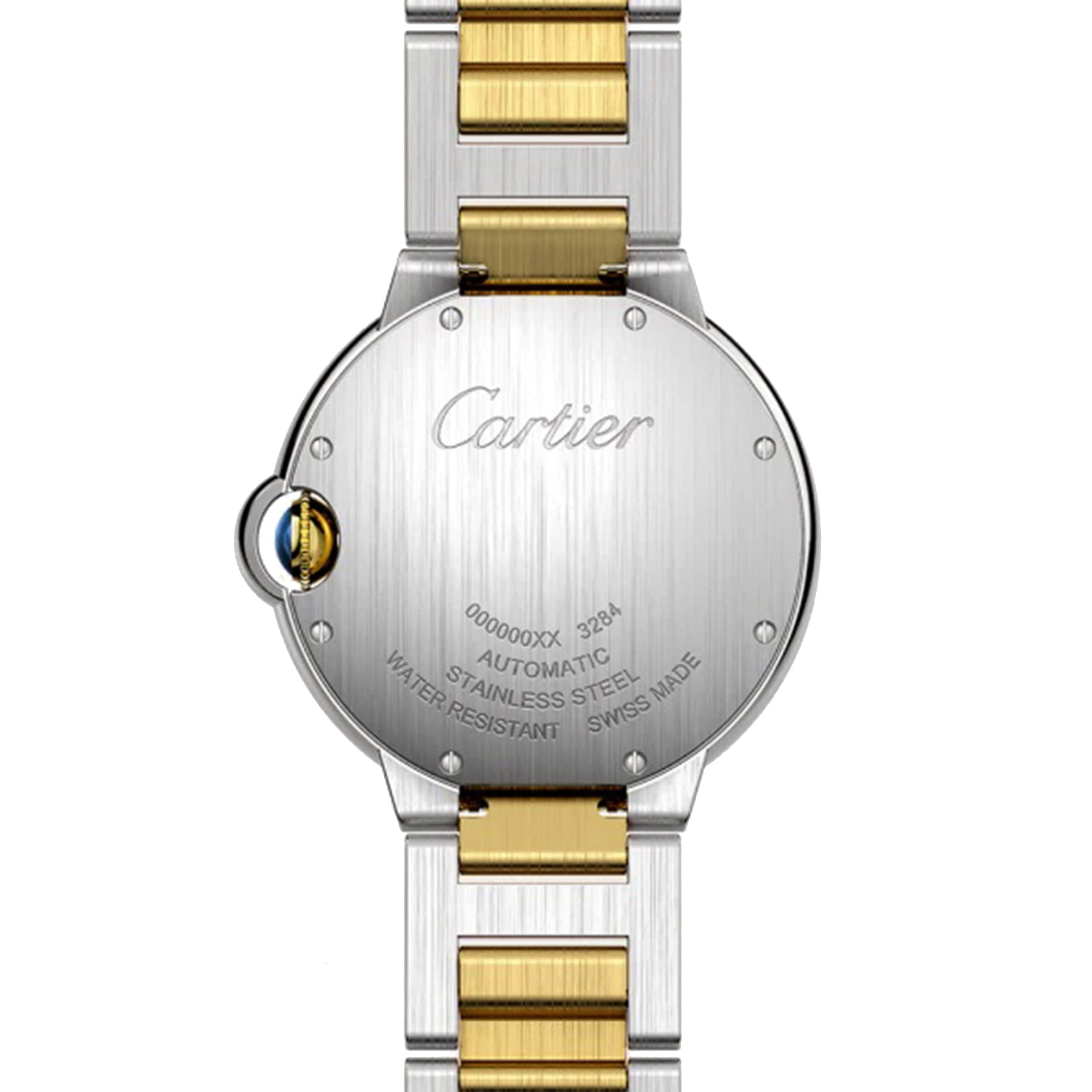 Cartier Ballon Bleu de Cartier watch 36 mm, automatic movement, yellow gold, steel-P17311141