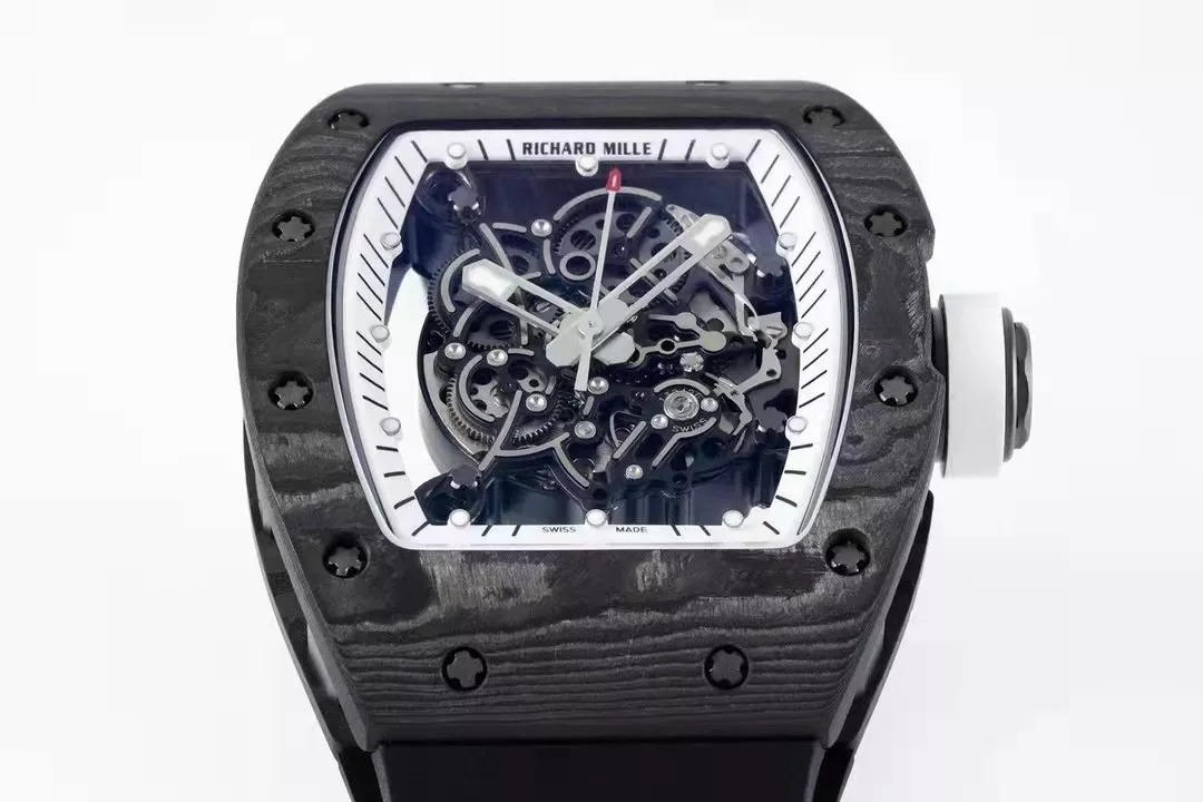 RM055 Skeleton Black 42mm