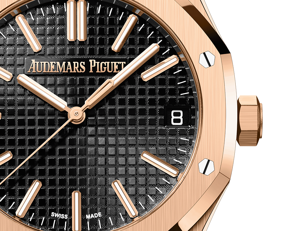 Audemars Piguet ROYAL OAK Pink Gold Black Dial 41mm