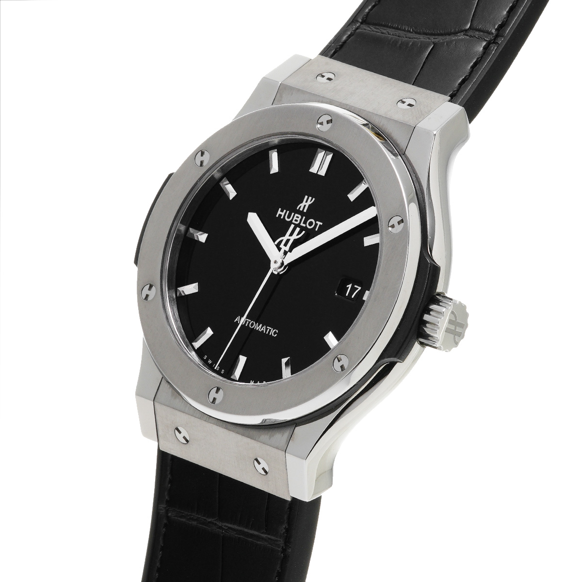 Hublot Classic Fusion Automatic Black Dial Titanium Men's Watch 542.NX.1171.LR