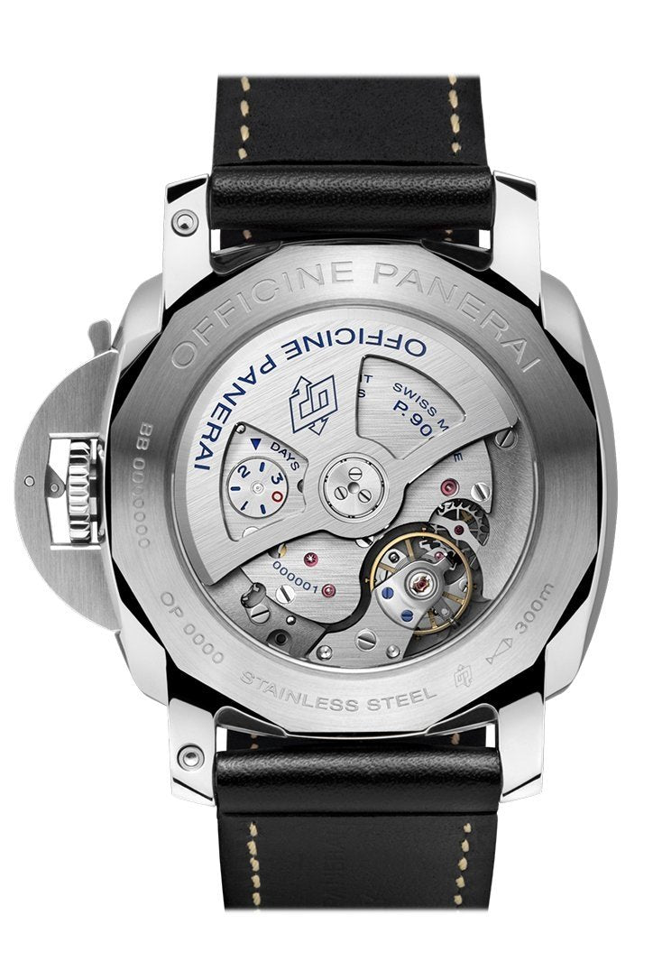 Panerai Luminor 1950 3 Days Gmt 24h Automatic Acciaio 44mm Black Dial Men's Watch Pam00531