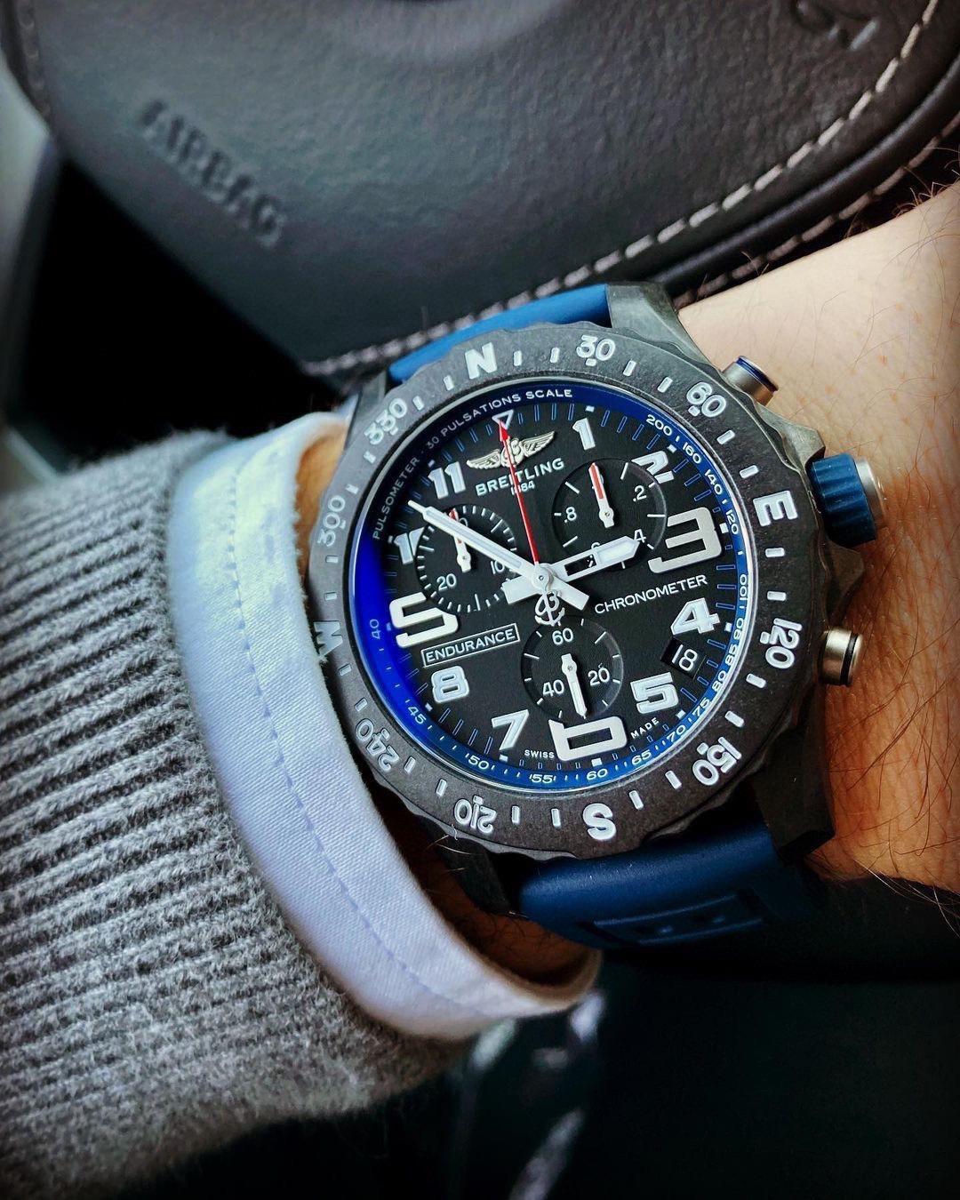 Breitling Endurance Pro 44mm Mens Watch Blue-P17531888