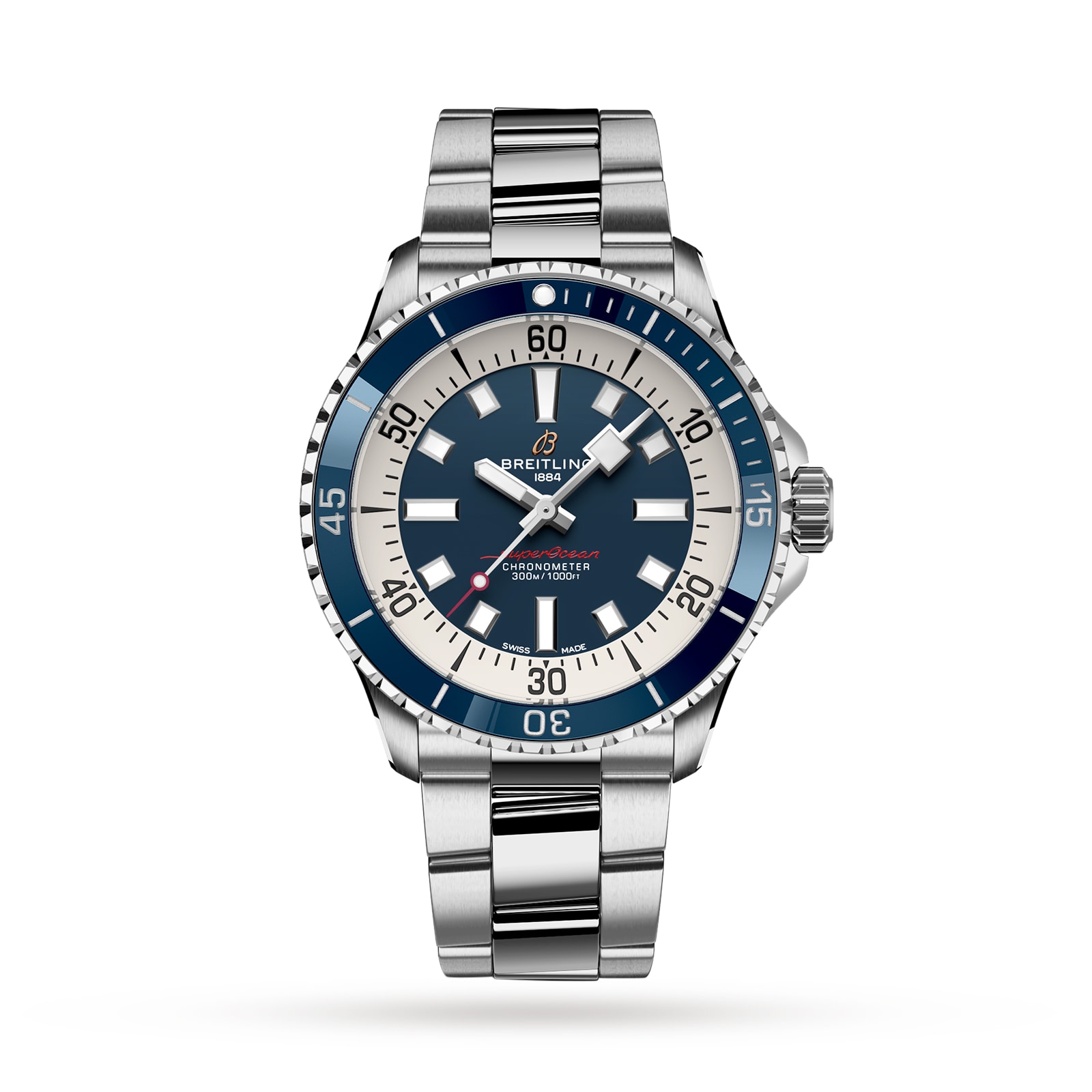 Breitling Superocean 42mm Mens Watch Blue-P17532126