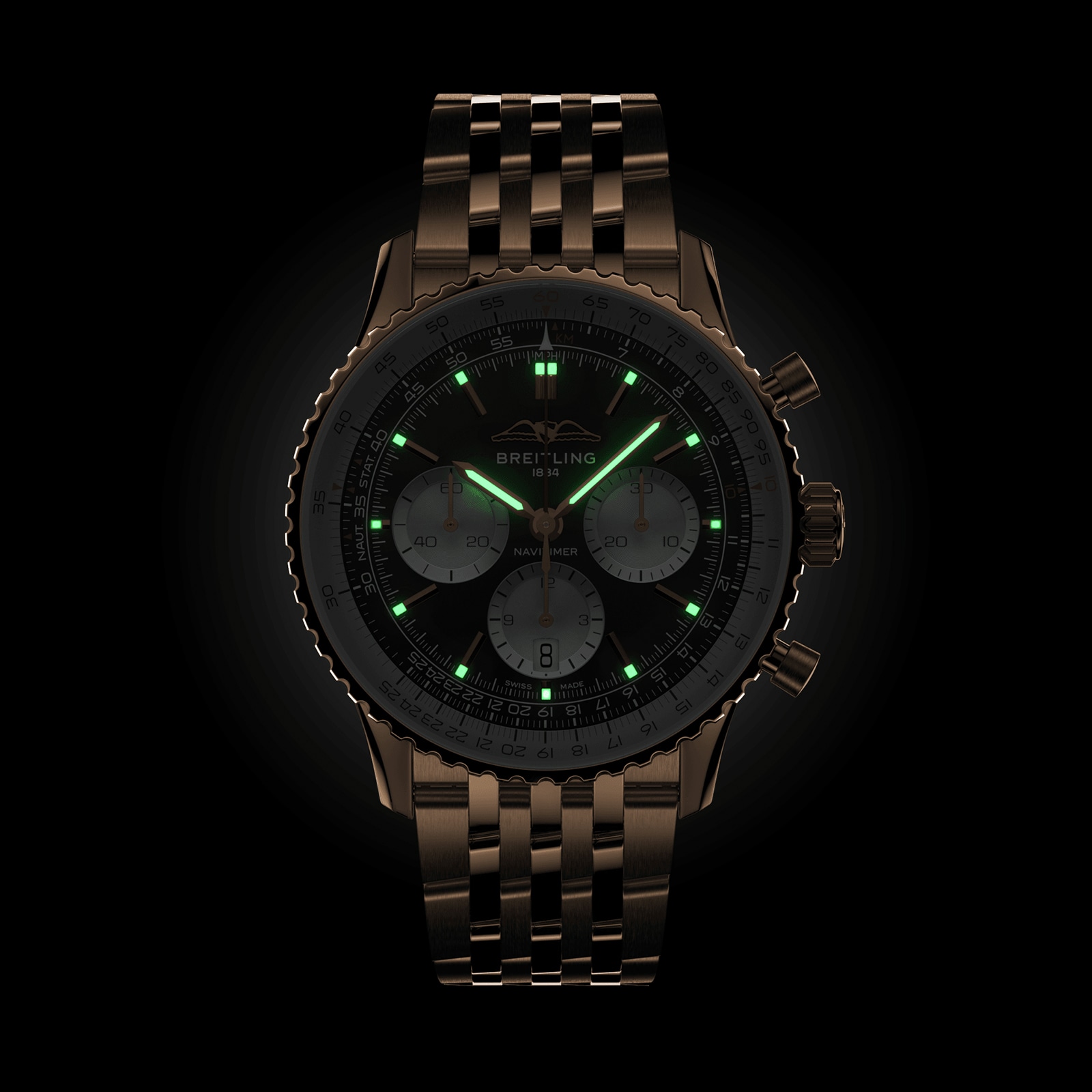 Breitling Navitimer B01 Chronograph 43mm Mens Watch Black-P17532094