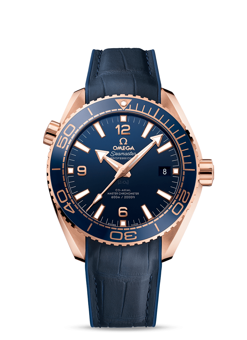 Omega SEAMASTER PLANET OCEAN 600M Deep Blue / Gold 43.5mm