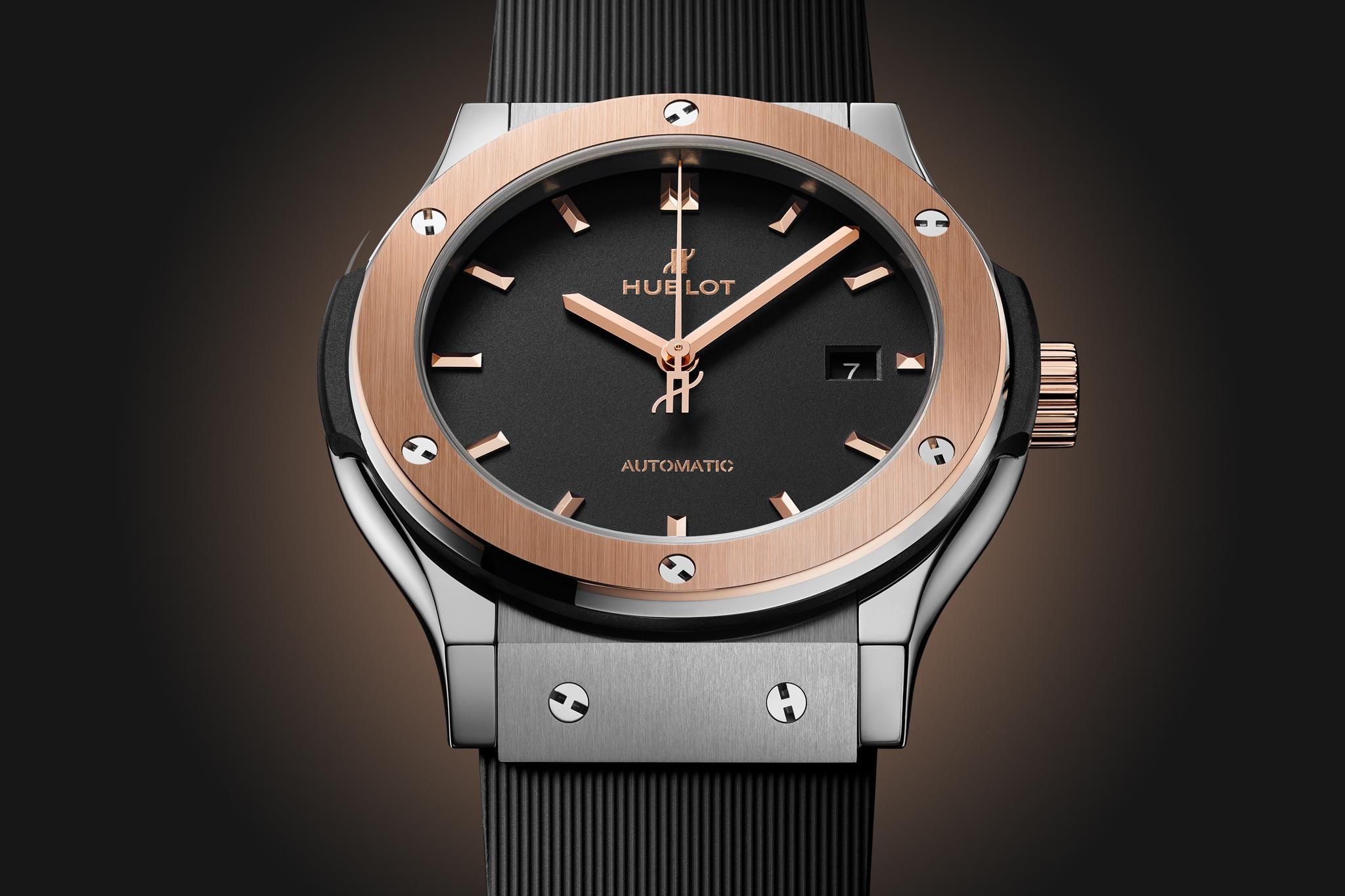 Hublot Classic Fusion Black Dial Black Rubber 45mm Men's Watch 511.NO.1181.RX