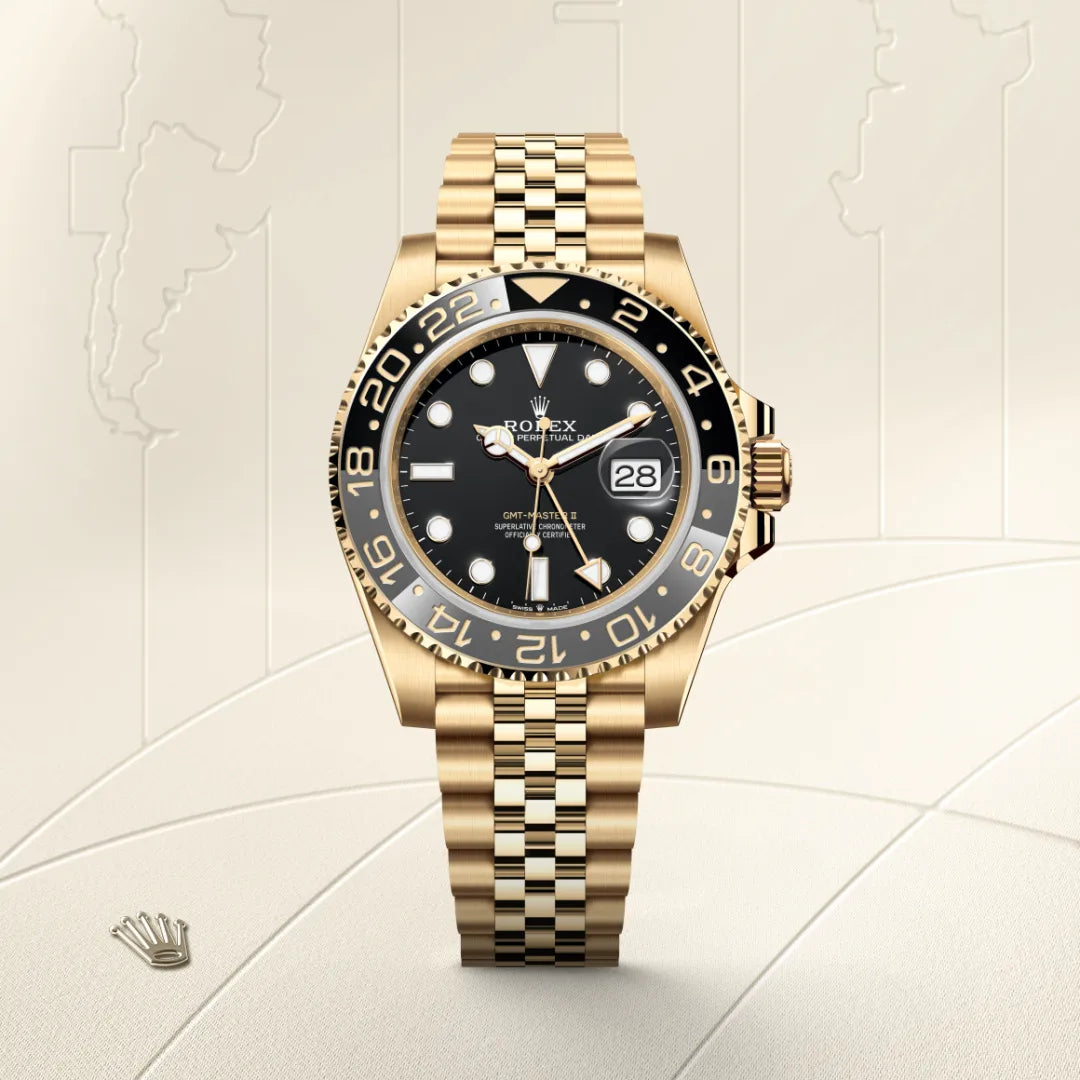 2025 GMT-Master II Rolex Oyster, 40 mm, yellow gold M126718GRNR-0001