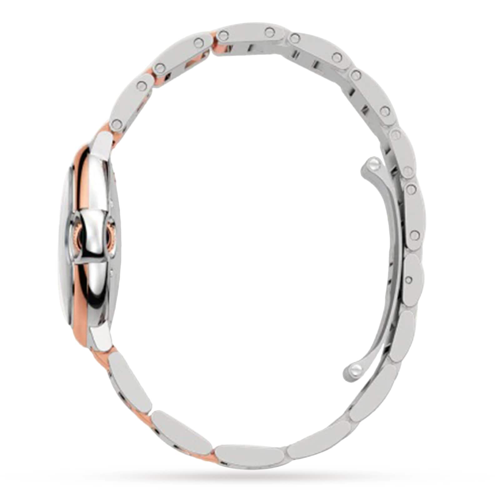 Cartier Ballon Bleu de Cartier watch, 33 mm, mechanical movement with automatic winding. Steel case, rose gold-P17311142