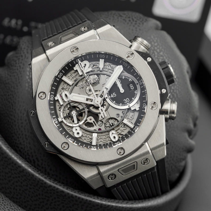 Hublot Big Bang Unico 42 Titanium 441.NX.1171.RX B&P Titanium Bezel '23