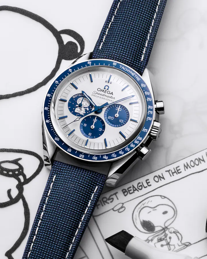Omega Speedmaster “Silver Snoopy Award” 50th anniversary 42mm