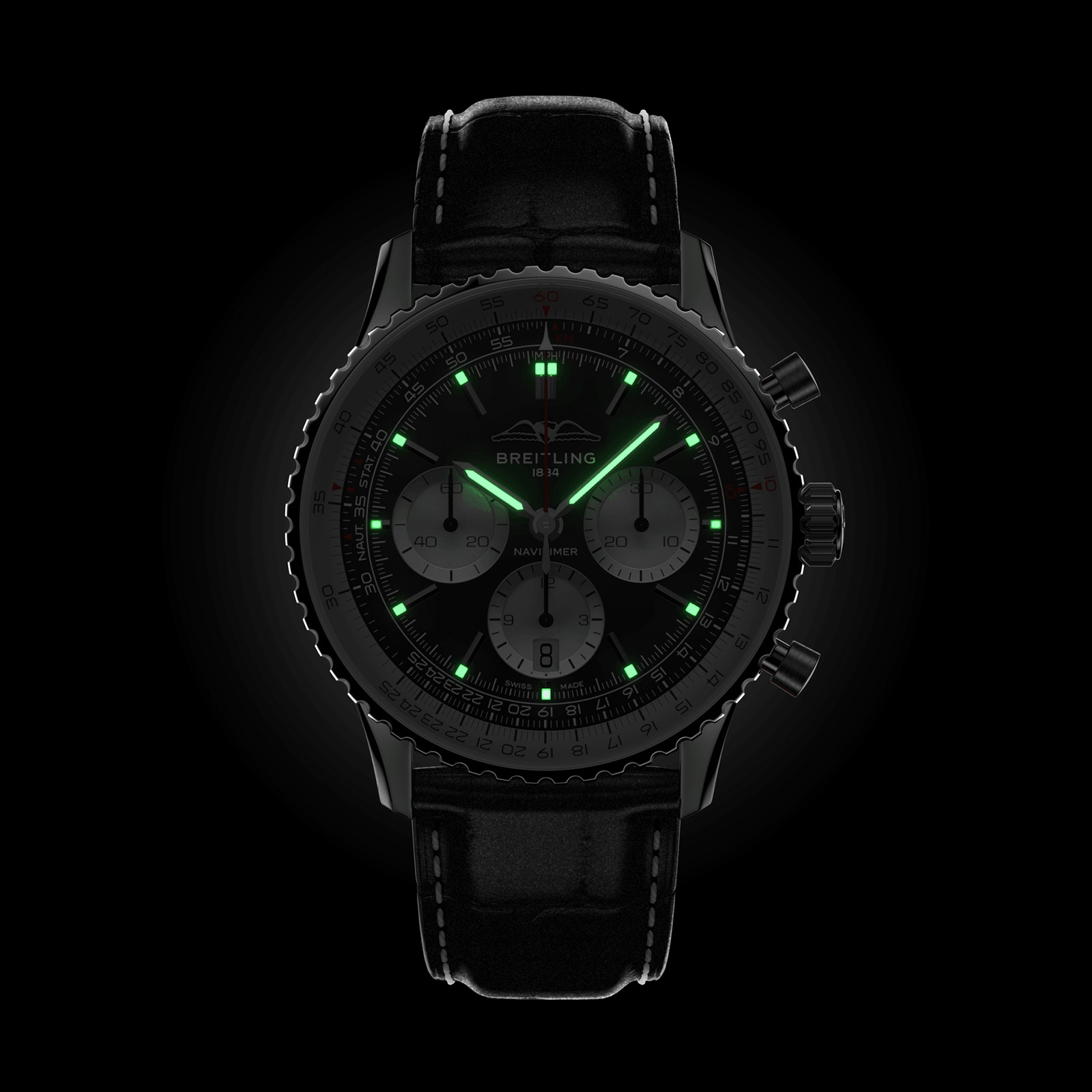 Breitling Navitimer B01 Chronograph 43mm Mens Watch Black-P17532092