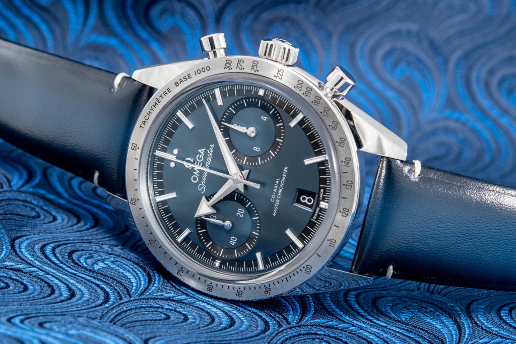 Omega Speedmaster 57 Co-Axial Master Chronometer Chronograph 40.5mm Mens Watch Blue-P17331964