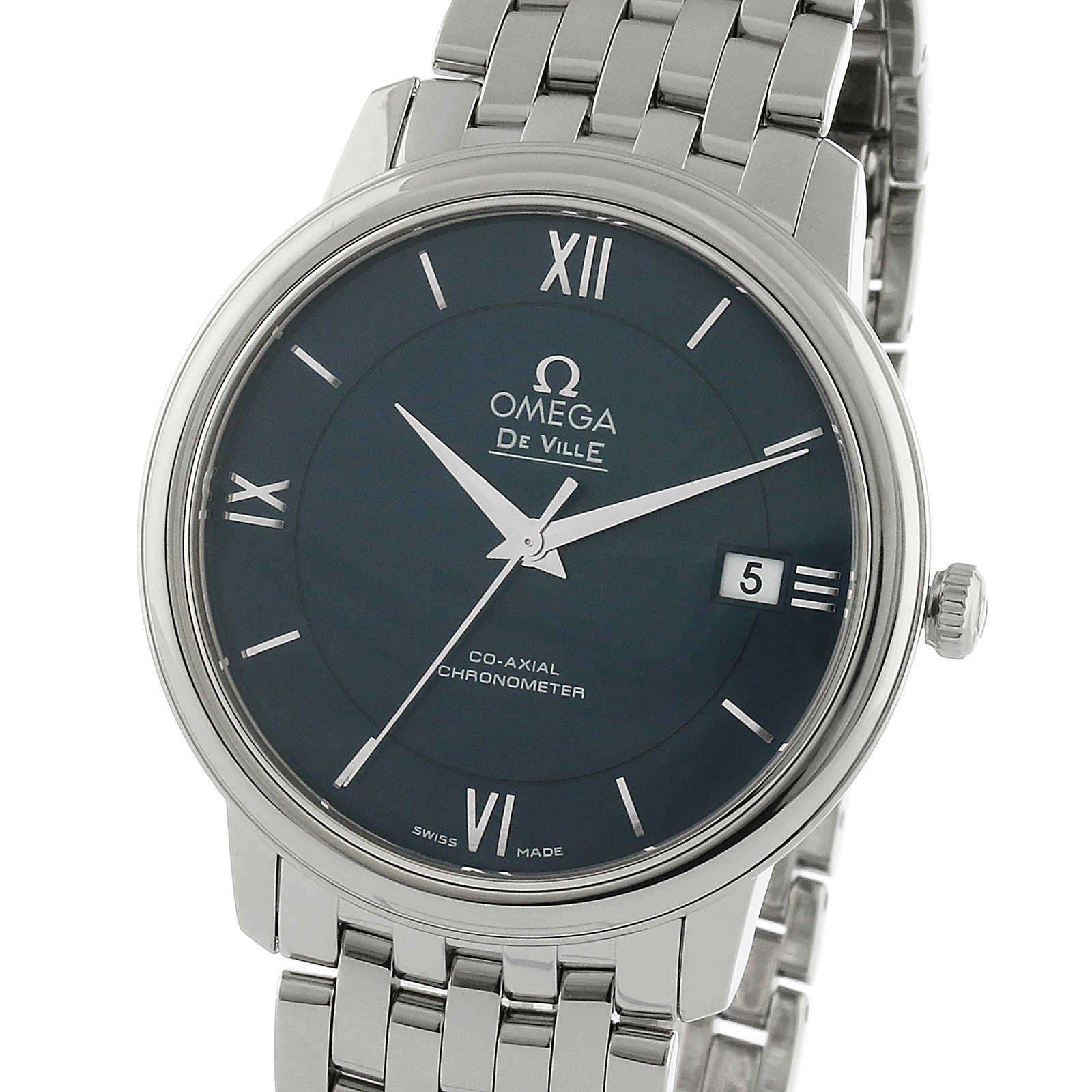 Omega De Ville Prestige Mens 39.5mm Automatic Co-Axial Date Mens Watch-P17331311