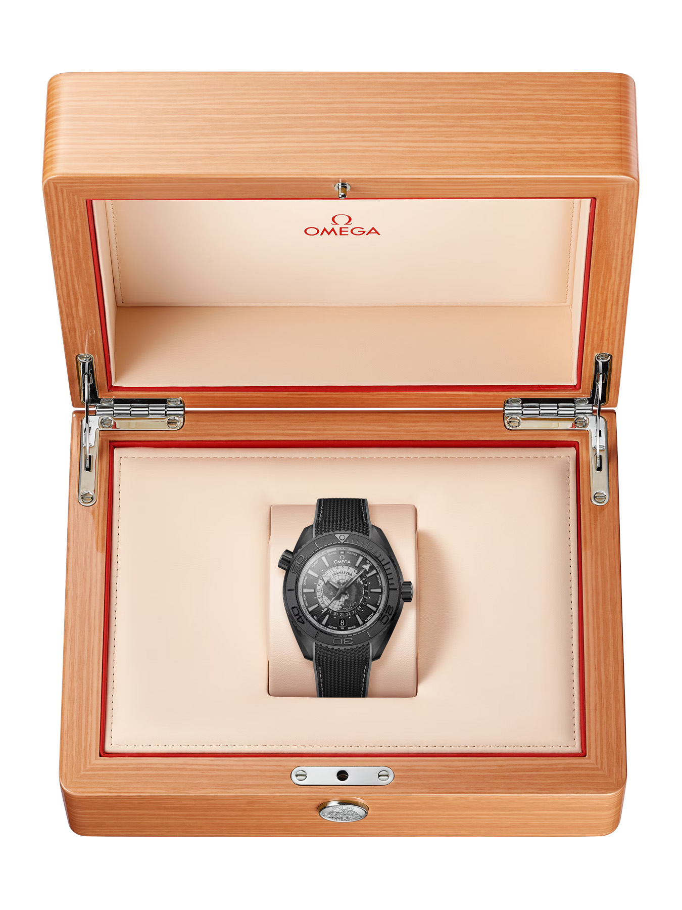 2025 Omega 215.92.46.22.01.007 Seamaster Planet Ocean 600M Worldtimer