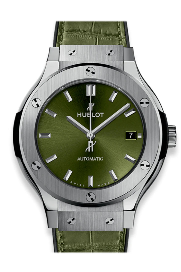 Hublot Classic Fusion Titanium 40mm Green Watch 565.NX.8970.LR