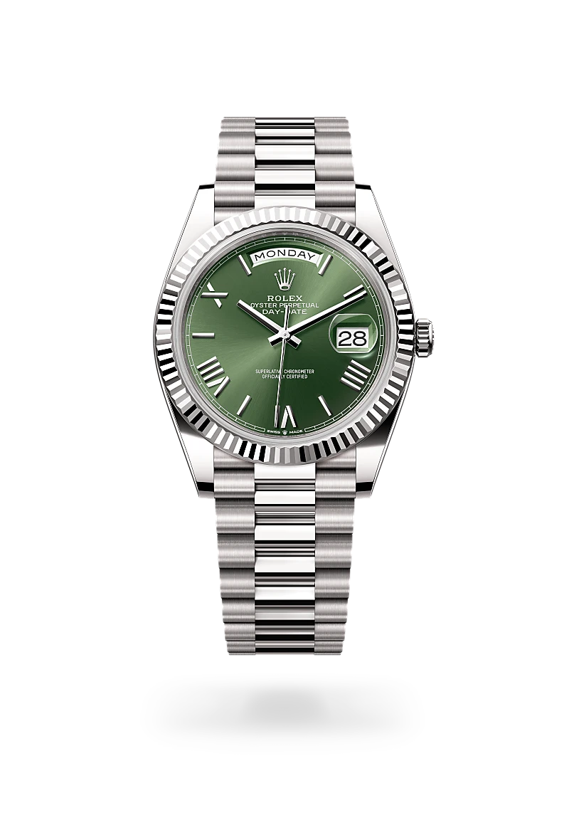2025 Day-Date 40 Rolex Oyster, 40 mm, white gold M228239-0033