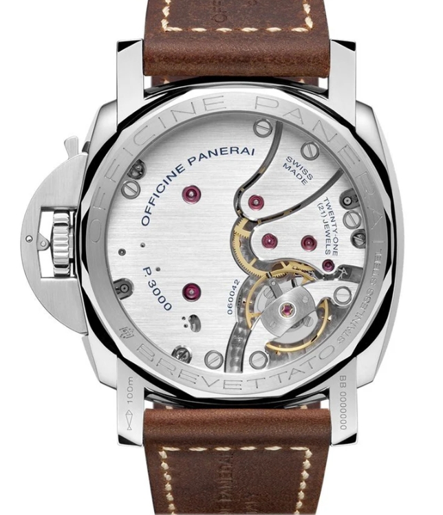Panerai Luminor Marina 1950 3 Days Acciao 47mm Brown Dial Men's Watch Pam00663