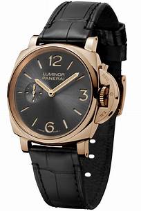 Panerai Luminor Marina Brown Dial 18kt Rose Gold 44mm Men's Watch PAM00511
