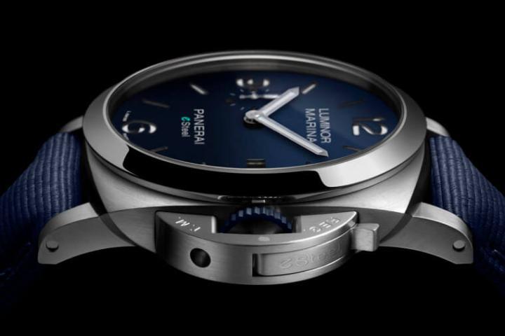 Panerai Luminor Marina Esteel Blue Dial PAM01157